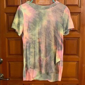 Tie dye high low too